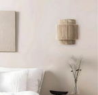 LED Wall Light | Handcrafted Braided Rope Finish | Bulb Included