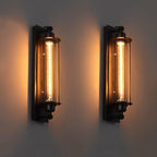 LED Wall Light | Vintage Metal Sconce | Warm Bulbs Included
