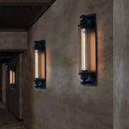 LED Wall Light | Vintage Metal Sconce | Warm Bulbs Included