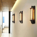 LED Wall Light | Vintage Metal Sconce | Warm Bulbs Included