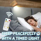 LED Wall Sconce | Wireless Motion Sensor & Remote Control | Set of 2