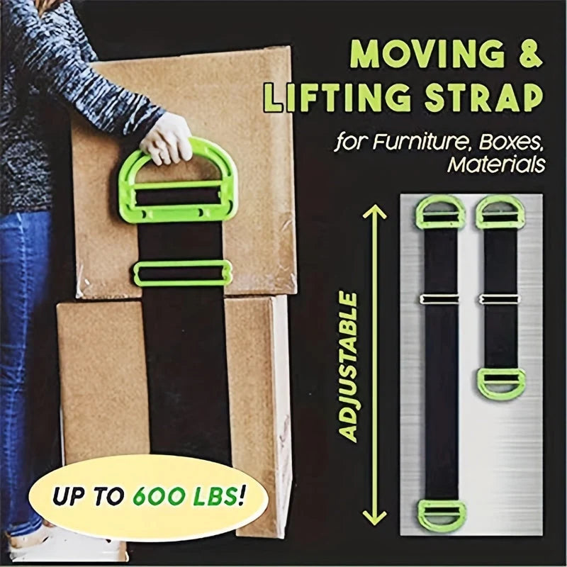 Lifting Straps | Heavy-Duty & Adjustable | 600 lb Capacity