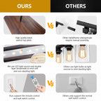 Linear Pendant Light | Walnut Accent & Remote-Dimmable LED