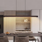 Linear Pendant Light | Walnut Accent & Remote-Dimmable LED