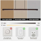 Linear Pendant Light | Walnut Accent & Remote-Dimmable LED