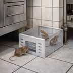 Live-Catch Mouse Trap | One-Way Entrance & Galvanized Steel