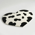 Living Room Rug | Heart-Shaped Short-Pile & Non-Slip