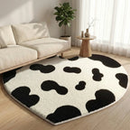 Living Room Rug | Heart-Shaped Short-Pile & Non-Slip