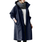 Long Raincoat | Waterproof & Breathable | Hooded & Belted