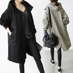 Long Raincoat | Waterproof & Breathable | Hooded & Belted