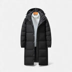Long Winter Coat | Unisex Lightweight Padded & Hooded