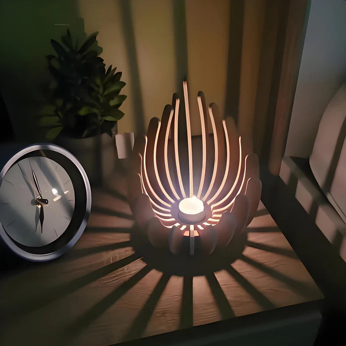Lotus Shaped Candle Holder