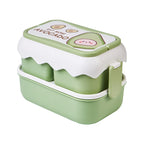 Lunch Box | Avocado-Themed Multi-Compartment & Dishwasher-Safe