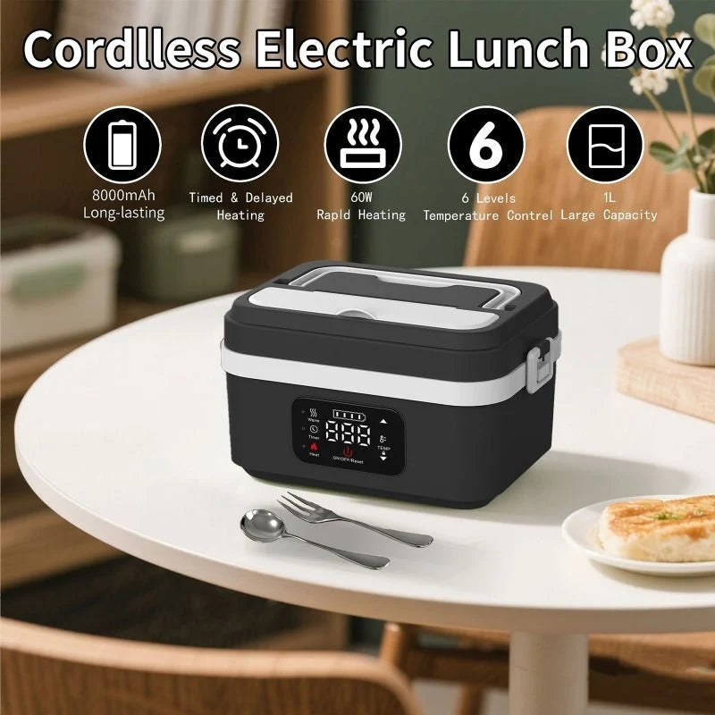 Lunch Box | Self-Heating & Cordless | 1000 ml