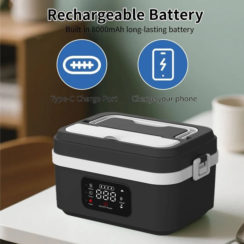 Lunch Box | Self-Heating & Cordless | 1000 ml