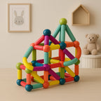 Magnetic Building Set | Strong Internal Magnets & BPA-Free | 36–144 Pieces