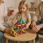 Magnetic Building Set | Strong Internal Magnets & BPA-Free | 36–144 Pieces