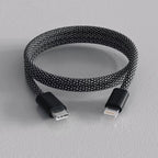 Magnetic Charging Cable | Self-Coiling & Braided | 3.3 ft