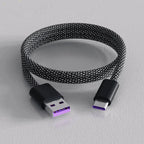 Magnetic Charging Cable | Self-Coiling & Braided | 3.3 ft