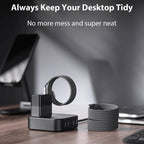 Magnetic Charging Cable | Self-Coiling & Braided | 3.3 ft