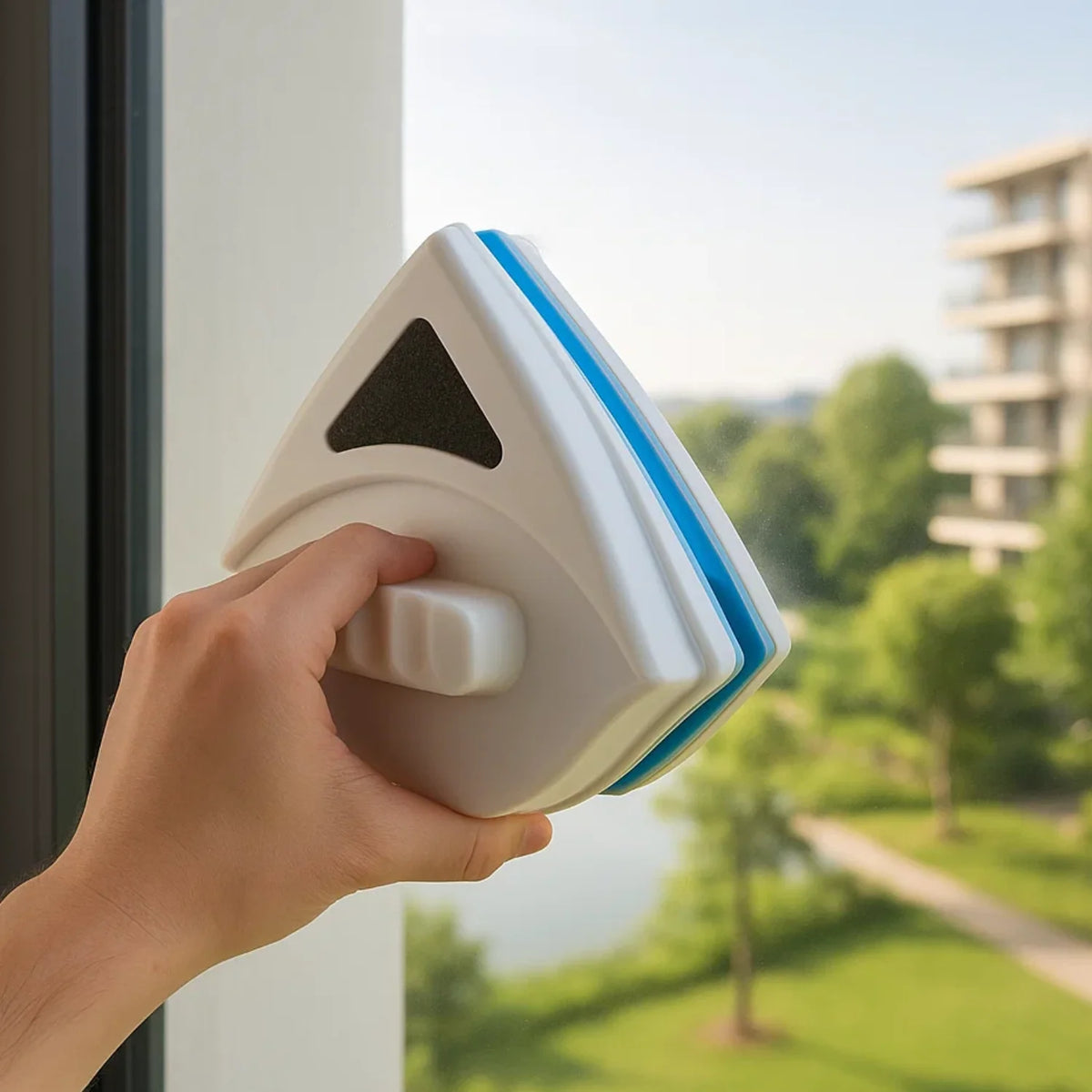 Magnetic Window Cleaner | Double-Sided & Streak-Free | For 3–8 mm Glass