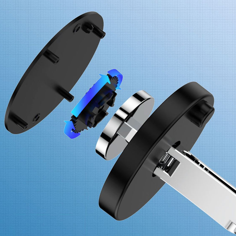 Car Phone Holder | Magnetic 15W Wireless Charging | Foldable Mount