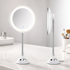 Magnifying Mirror | 10× Magnification & LED Light