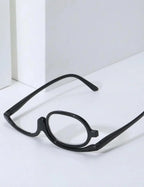 Makeup Reading Glasses | Flip-Over Single Lens | Hands-Free Application