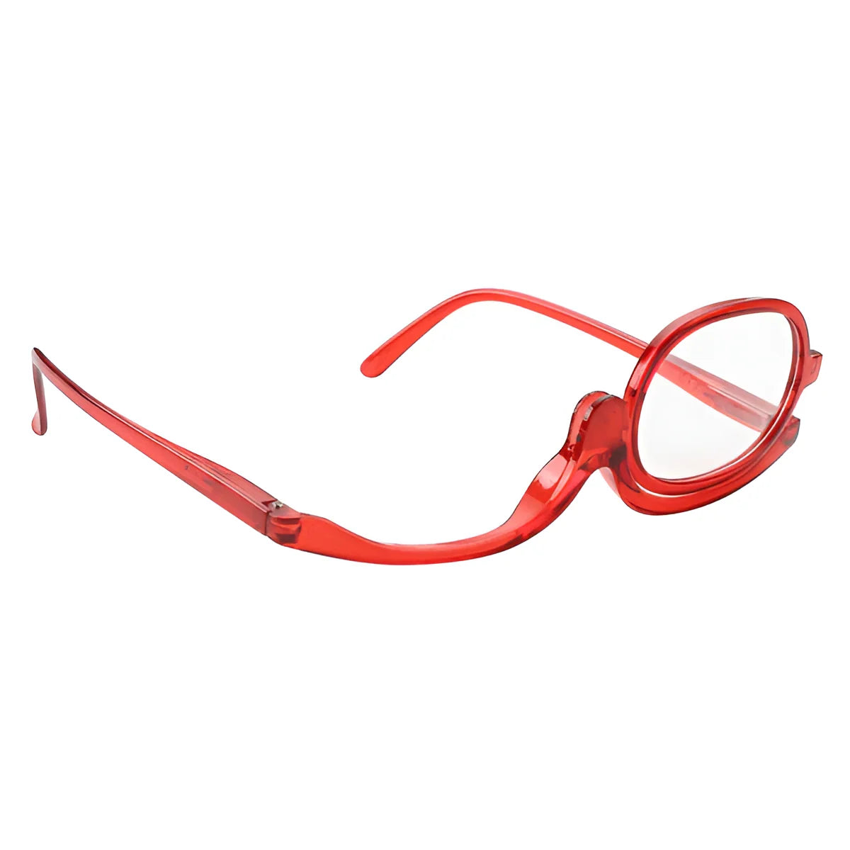 Makeup Reading Glasses | Flip-Over Single Lens | Hands-Free Application