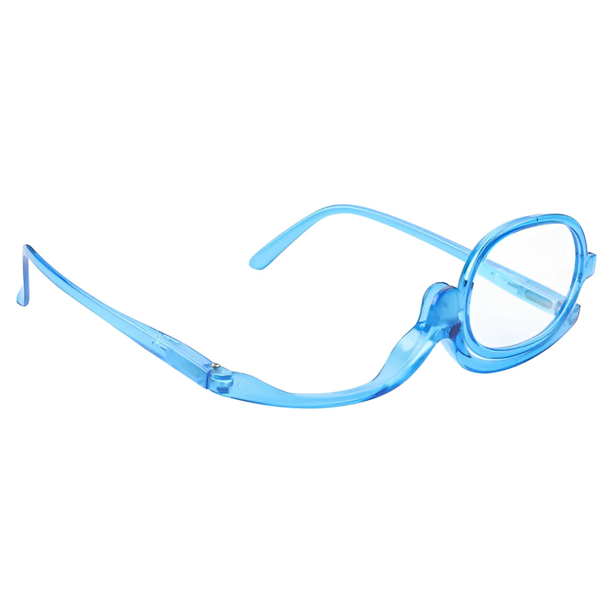 Makeup Reading Glasses | Flip-Over Single Lens | Hands-Free Application