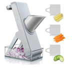 Mandoline Slicer | Stainless Steel Blades & Adjustable 0.5-8 mm