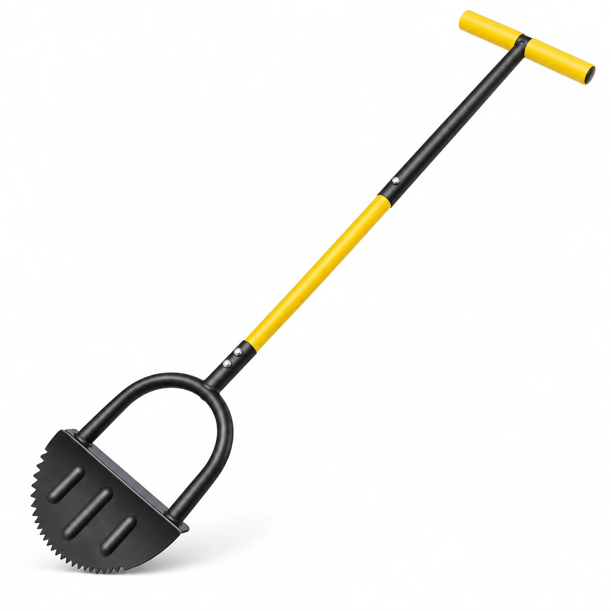 Manual Lawn Edger | Serrated Steel Crescent Blade & Footrest
