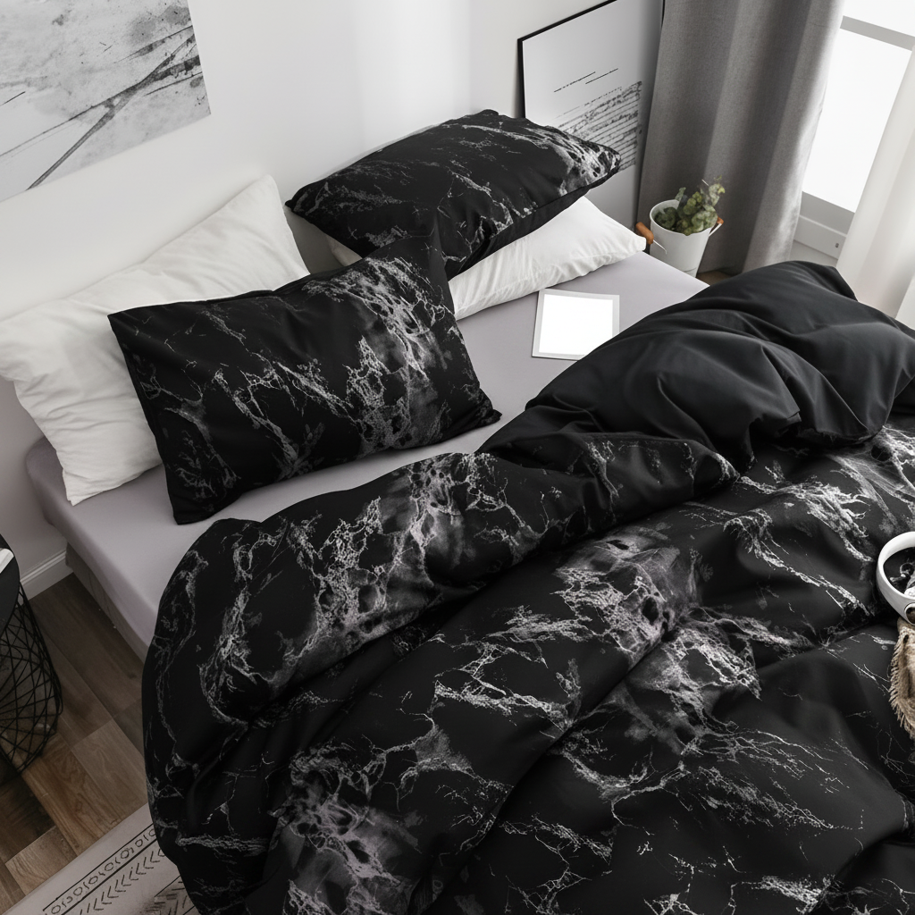 Marble Duvet Set