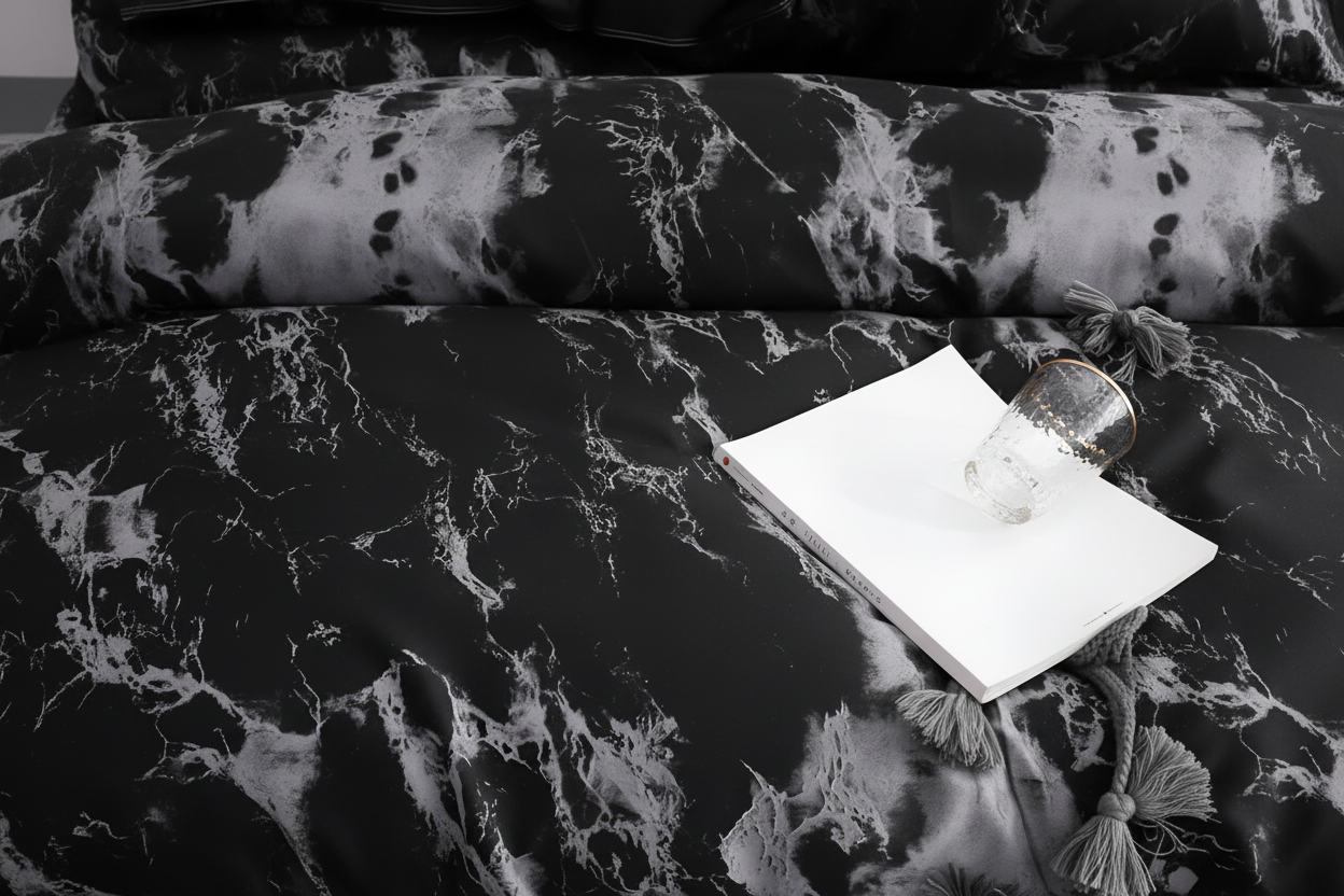 Marble Duvet Set