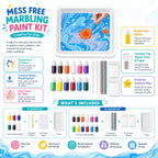 Marbling Paint Kit | Mess-Free Water Marbling | 6 Or 12 Colors