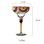 Margarita Glass | Handcrafted Colored & Lead-Free | 270 ml