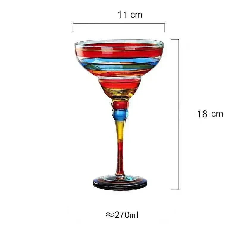 Margarita Glass | Handcrafted Colored & Lead-Free | 270 ml