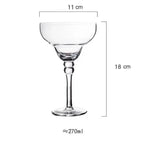 Margarita Glass | Handcrafted Colored & Lead-Free | 270 ml