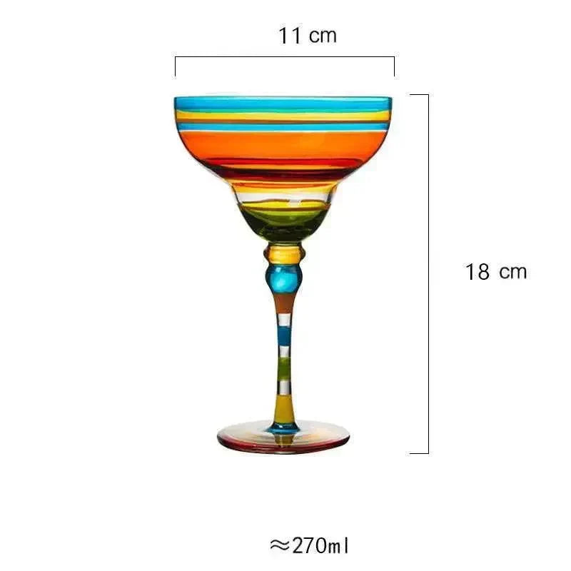 Margarita Glass | Handcrafted Colored & Lead-Free | 270 ml
