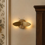 Marlow Vintage Art Deco Moth Resin Wall Lamp