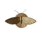 Marlow Vintage Art Deco Moth Resin Wall Lamp
