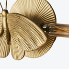 Marlow Vintage Art Deco Moth Resin Wall Lamp