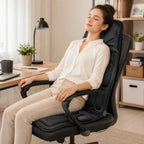 Massage Chair Pad | Vibrating & Heated Remote-Controlled