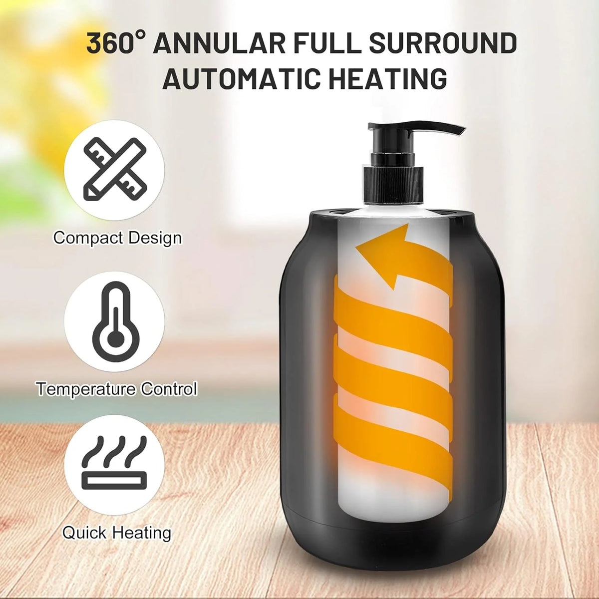 Massage Oil Warmer | Adjustable Temperature & 360° Fast Heating | Digital Display