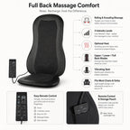Massage Seat Cushion | Rolling & Vibrating, Heated