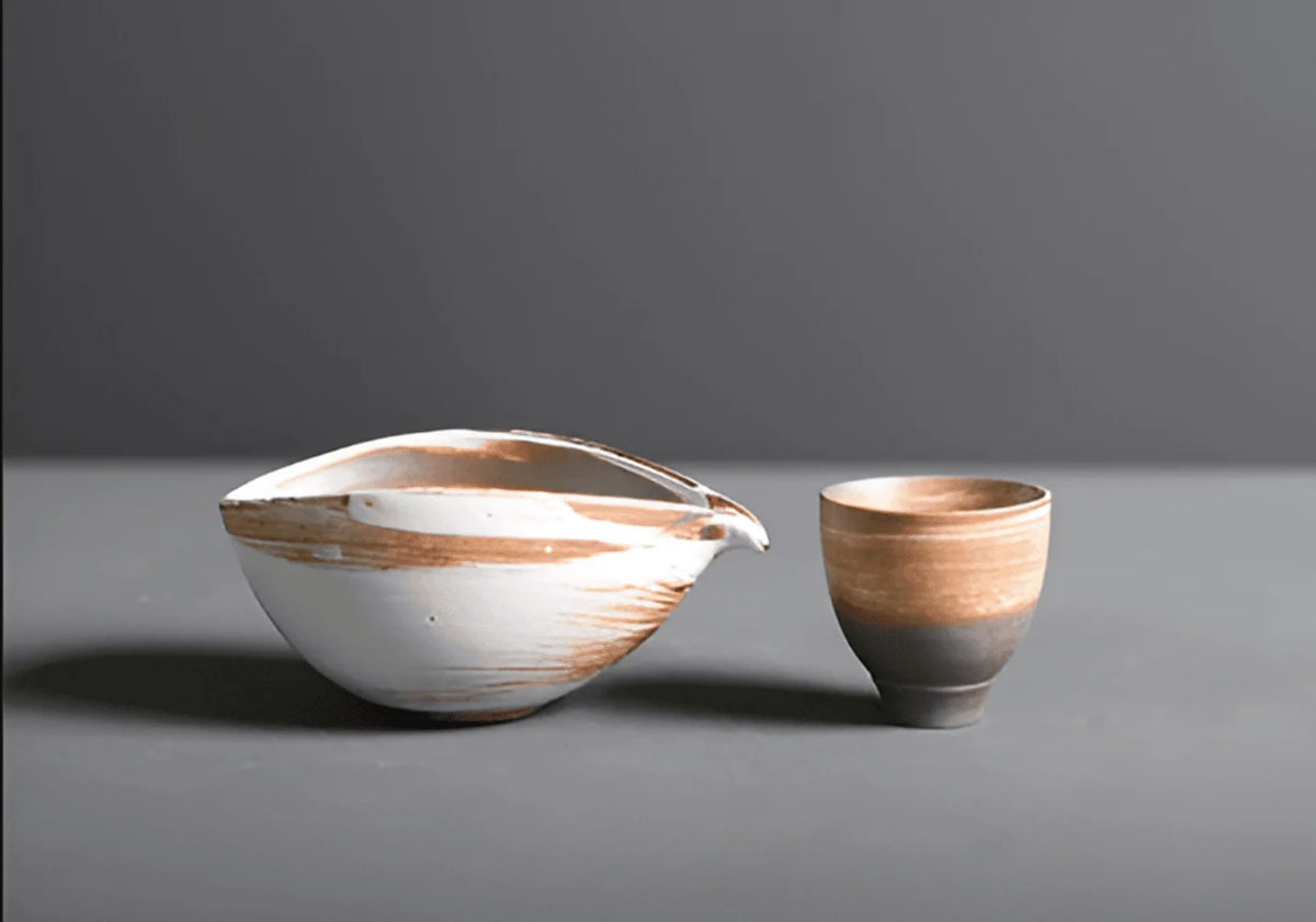 Matcha Set | Ceramic & Bamboo | 4-Piece