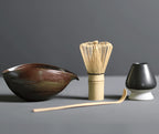 Matcha Set | Ceramic & Bamboo | 4-Piece