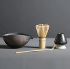 Matcha Set | Ceramic & Bamboo | 4-Piece