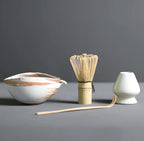 Matcha Set | Ceramic & Bamboo | 4-Piece