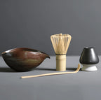 Matcha Set | Ceramic & Bamboo | 4-Piece